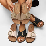 Loukija - Stilne poletne natikače iz plute z zaponkami