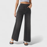 Upanje - udobne in elastične hlače z visokim pasom