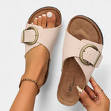 Loukija - Stilne poletne natikače iz plute z zaponkami