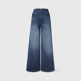 Upanje - udobne in elastične hlače z visokim pasom