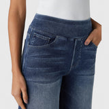 Upanje - udobne in elastične hlače z visokim pasom