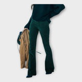 Elegantne Hlače s Prilagoditvijo v Obliki Zvona